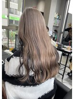 シエンゴールド(CIEN gold)&nbsp;ミルクティーベージュ/黒インナー/ツートンカラー#浜松駅#カラー