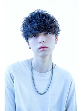 オーシャントーキョーオーバー 渋谷(OCEAN TOKYO OVER) メンズ波巻きツイスパニュアンススパイラルスパイキーショート