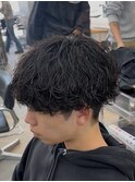 波巻きスパイラルパーマツイストスパイラルパーマウルフ名古屋栄