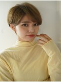 大人かわいい☆ワンサイドマッシュショート
