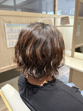 クルム(KURUMU) ボブ×エアリーパーマ