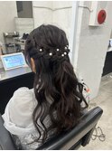 お呼ばれヘア♪ハーフアップアレンジ 所沢