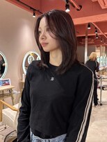 ヘアーアンドメイク ビス(HAIR&MAKE bis) ブリーチなしダブルカラーで作るバイオレットブラウン【KAYO】