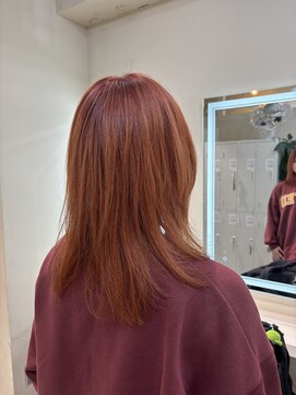 テン バイ アンブルリュクス 池袋(teN +by ambleluxe) オレンジベージュ/オレンジ/ブリーチ/ケアブリーチ