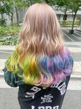 グラデーションカラー/裾カラー/ユニコーンカラー/ハイトーン