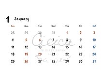 シシカ(Cicica)の雰囲気（1月のお休みは赤い数字の日です。）