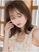 ペグ(Peg)&nbsp;大人の外ハネミディ*韓国/髪質改善/仙台/個室サロン