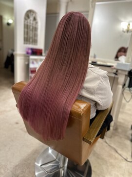 ヘアーサロン リアン 熊谷2号店(hair salon Rien) ピンクバレイヤージュ！