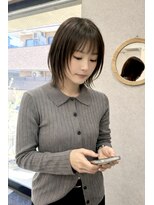 バートランド 白楽(Bertland)&nbsp;島田/くびれボブ 顔まわりレイヤー レイヤーボブ 髪質改善 白楽