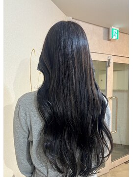 シヨン(ciyon.) 暗髪アッシュ☆韓国くびれレイヤーロング