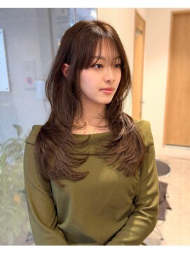 グリーン 町田(green) 【セミロング】小顔になる顔まわりレイヤー