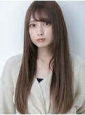 ミルクティーブロンド/デジタルパーマ/ダークブルー[池袋]