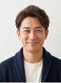40代パパの包容力◎くせ毛風パーマ×ショコラブラウン