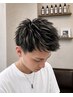 【お洒落なメンズはコレ！】ホワイトメッシュ＋カット＋眉カット　￥14850～