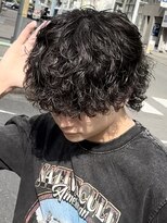 メンズサロン ノード 栄(men’s salon NODE)&nbsp;波巻きスパイラルパーマツイストスパイラルパーマウルフ名古屋栄