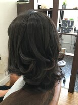 カナオア ヘアーデザイン(kanaoa hair design)&nbsp;ミディアムレイヤー巻きました