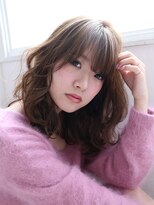 アリュールヘアー ヴィヴィ(ALLURE hair vivi)&nbsp;フェザーバング×ミントグレージュ×ゆるふわカール