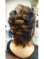 クッキー ヘアーアンドメイク(COOKIE Hair&Make)&nbsp;【COOKIE 】ローハーフアップ