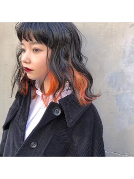 コイ(coii) ☆オレンジのインナーカラー ☆【coii】