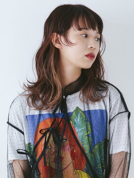 オト(Oto) アクセサリーハイライトのセミロング