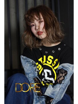 ドレ(DORE) アッシュベージュ【グラデーションカラー、ボブ】