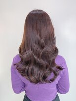 メーヴェ(Mowen) mowen 南堀江　パープルカラー×セミウェットウェーブ×艶髪