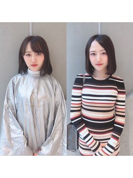 アフィーロ(ACHFILO) 前髪エクステ20代30代大人女子　ココアブラウン　韓国人風透け感