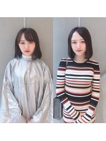 アフィーロ(ACHFILO) 前髪エクステ20代30代大人女子 ココアブラウン 韓国人風透け感