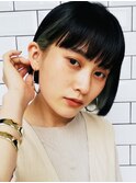 【黒髪】王道ボブ×インナーカラー
