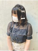 ライブ、イベント、お出かけに♪ // 編み込みカチューシャ
