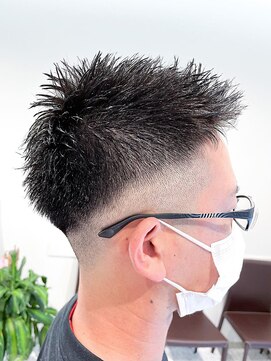 ワーズ フウ(Words-fuu) フェード風モヒカン  [ryo]