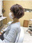 クセ毛さんのショートボブ