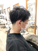 ヘッズ 本八幡店(HEADS)&nbsp;MEN'S HAIR  センターパート　ツイストスパイラル　韓国マッシュ