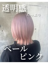 ガルボヘアー 名古屋栄店(garbo hair) ペールピンク