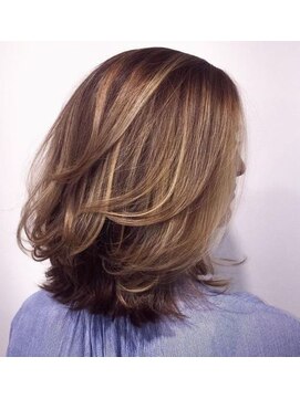 ブレス ザモール郡山店 【BLESS】30代40代50代人気/N.おしゃれ染め+髪質改善/ミディアム