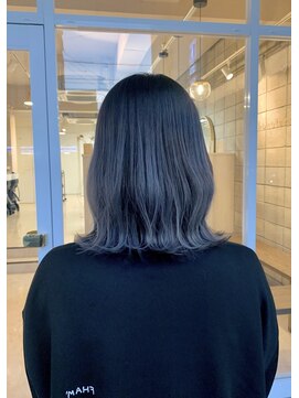 ハナタバ(hanataba) *ダメージと色落ちを考えたシルバーグラデーションカラー*