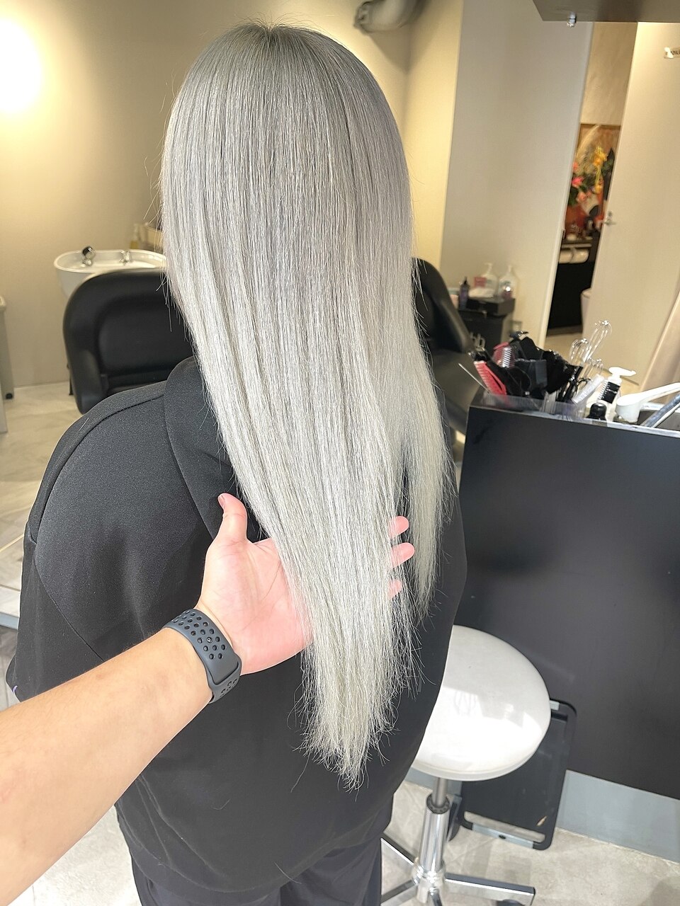 シールエクステ　ハイトーン ✂︎ハイトーンカラー×シールエクステ✂︎ ハイトーンカラーと