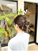 シニョン風アレンジ