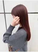 ブルベ冬＊髪質改善＊レッドブラウン【ZinaCENTRAL】