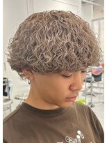 エース 岐阜店(Ace)&nbsp;波巻きスパイラルパーマメンズマッシュツイストスパイラルパーマ