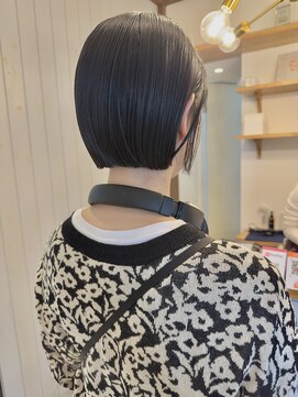 メゾン ノエラ(Maison Noella) 暗髪/ボブ/くびれレイヤー/グレージュ/髪質改善/縮毛矯正/南草津