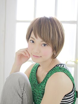 ギフト 甲府店(gyfu&)の写真/《お顔周りのデザインで魅力を引き出す！》美フォルムなハイクオリティカット◎絶妙なバランスで小顔効果も