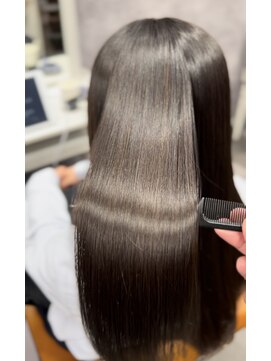 ナナシ(nanac) 髪質改善ストレート+モノトーンぶらうん