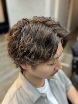 ヘア スパ リゾート リアン(hair spa resort Lien)&nbsp;＊センターパート×波打ち、波巻きMIXパーマ＊