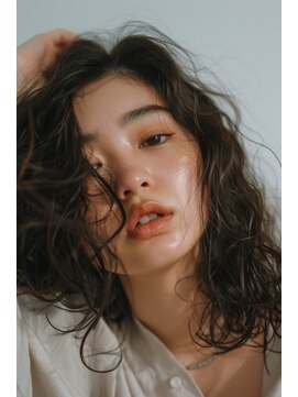ラナ 新宿(lana) ミディアムレイヤー/パーマ/顔まわり【lana hair 新宿】
