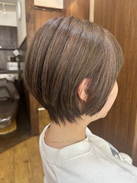 ジャストヘア ラポール 北久里浜店(just hair RAPPOR) 【根岸真奈美】ショートボブ/耳掛けショート