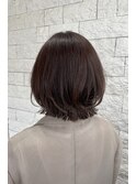 切りっぱなしくびれボブ