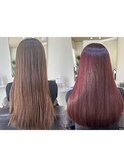 縮毛矯正beforeafter