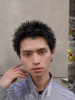 フィフス 渋谷(fifth) ラフな質感の無造作パーマ×スパイキーショートスタイル
