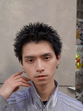 フィフス 渋谷(fifth) ラフな質感の無造作パーマ×スパイキーショートスタイル